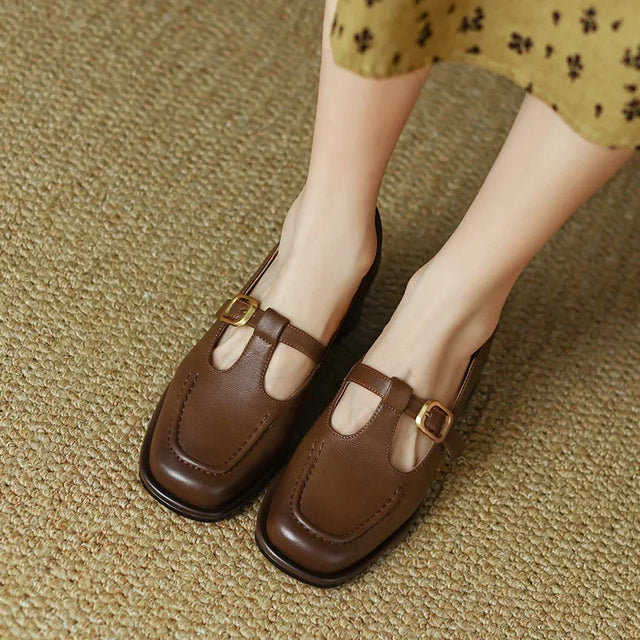 Emilia – Buty T-Steg w stylu vintage