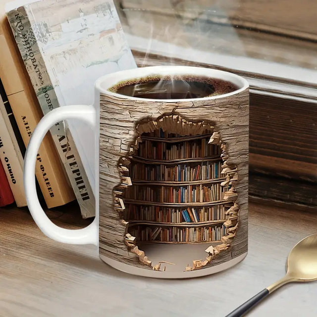Zaczarowany kubek biblioteczny „Aktywowany ciepłem”