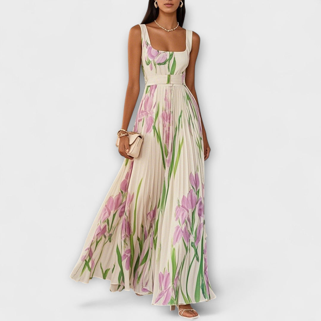 Penélope - Sukienka Maxi z Chiffonem