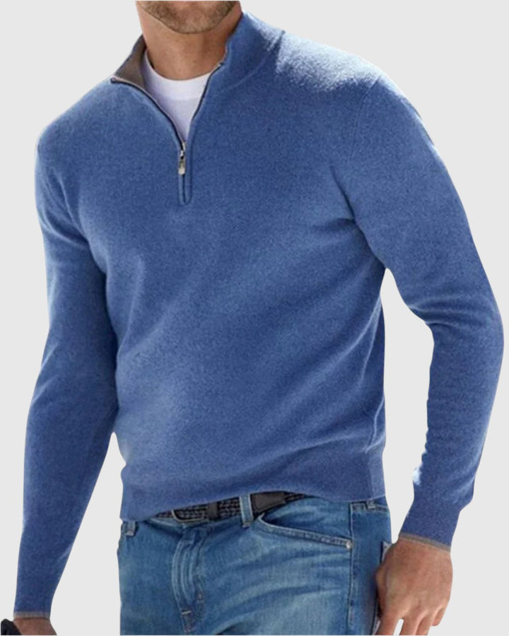 Libuše - Elegancki sweter z zamkiem