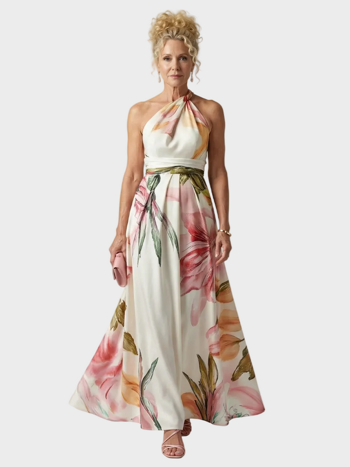 Emilia - Sukienka Maxi Kwiatowa