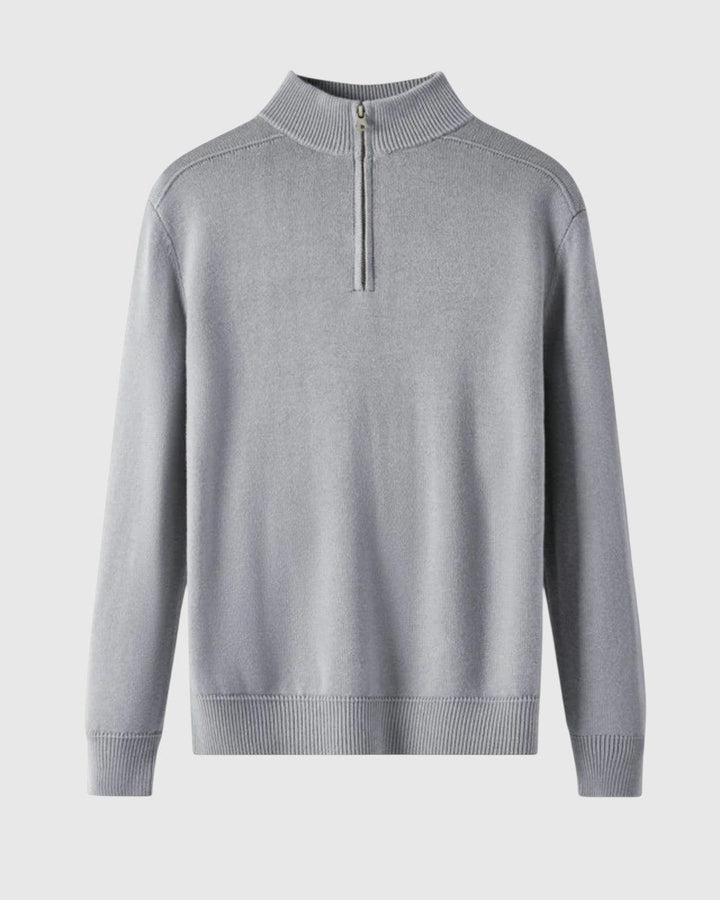Libuše - Sweter z zamkiem z wełny merino Capri