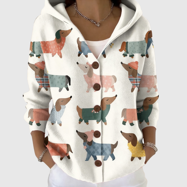 Sweter z kapturem w stylu komfortowym