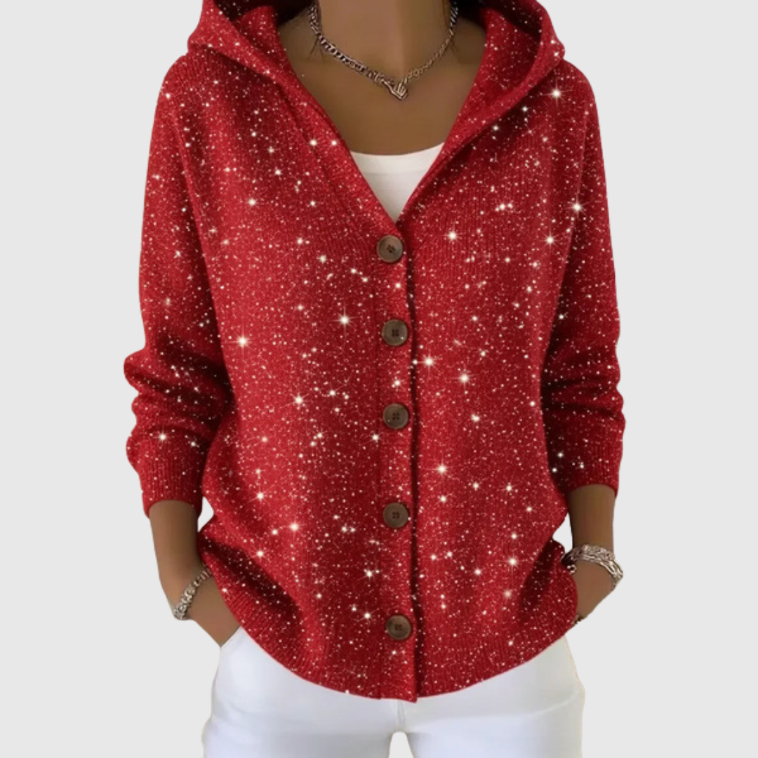 Sweter z kapturem w stylu komfortowym