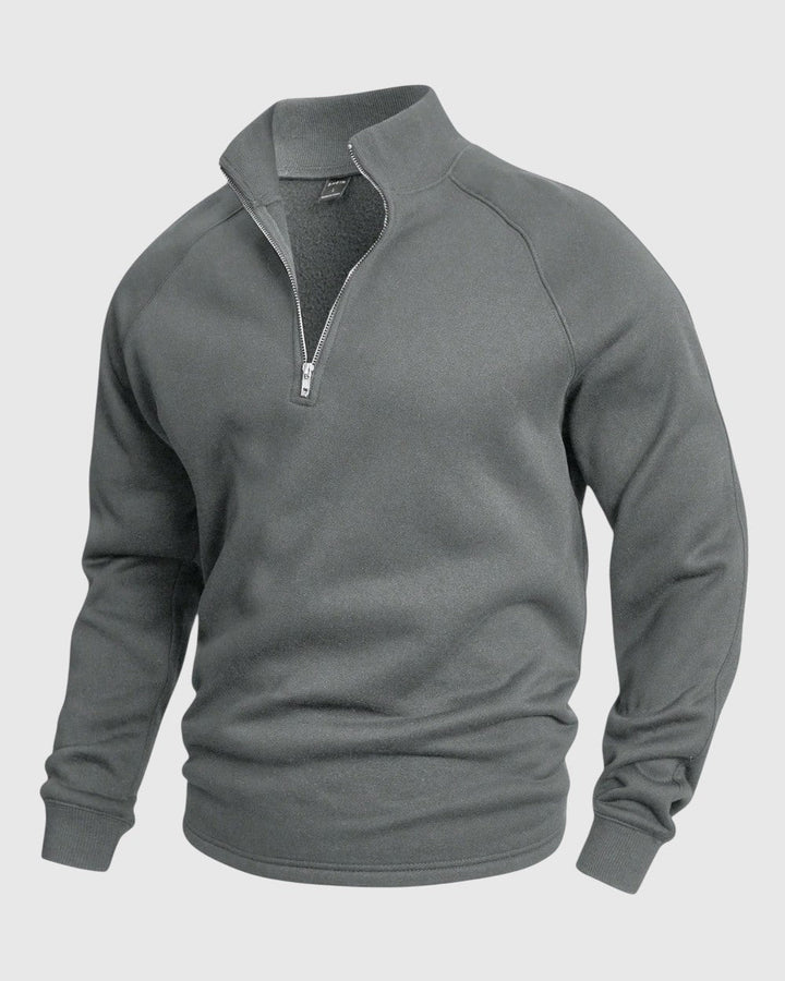 Libuše - Premium sweter z polo zamkiem