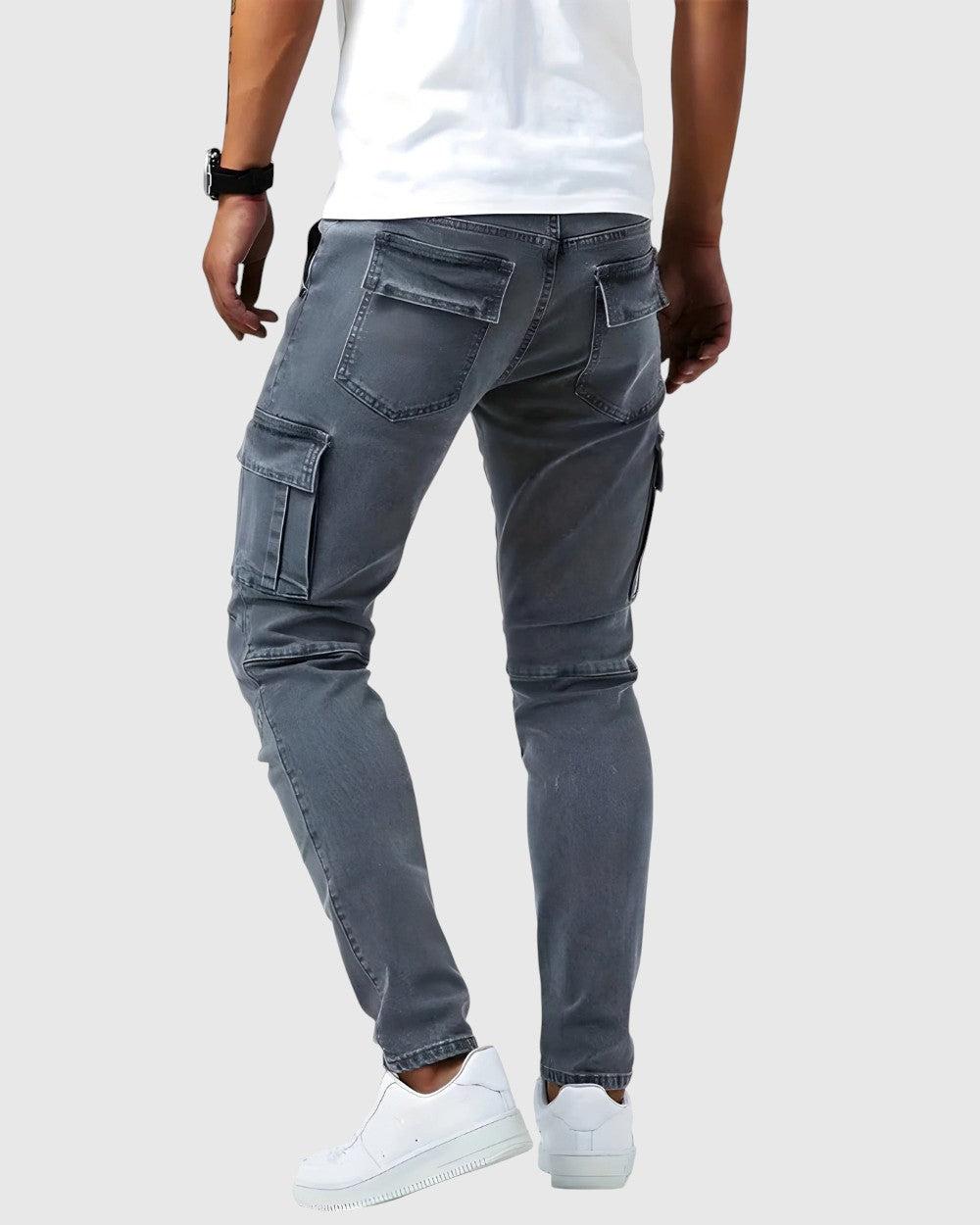 Marino – Spodnie cargo z elastanem