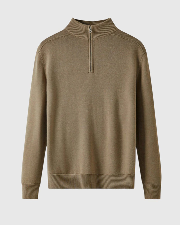 Libuše - Sweter z zamkiem z wełny merino Capri