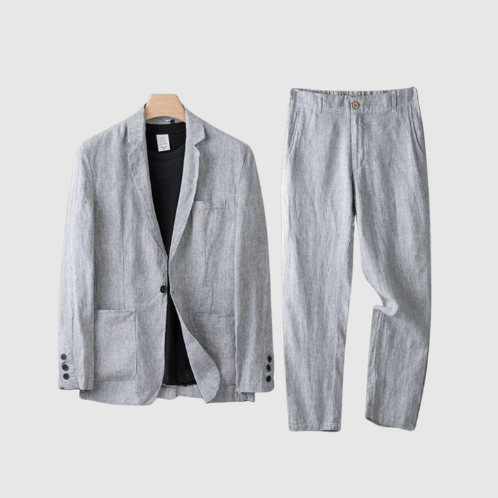 Libuše – Lniany komplet z naturalną elegancją
