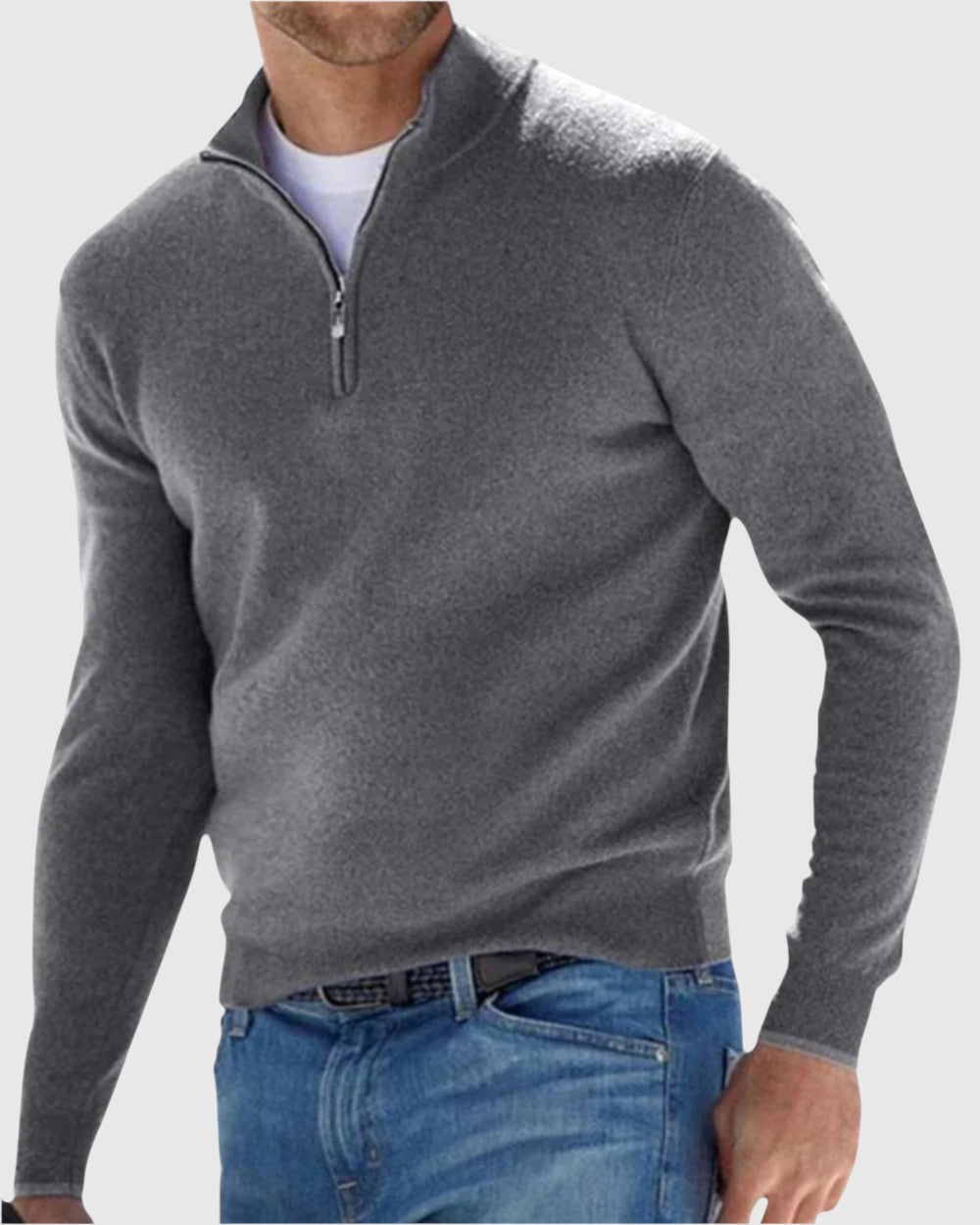 Libuše - Elegancki sweter z zamkiem