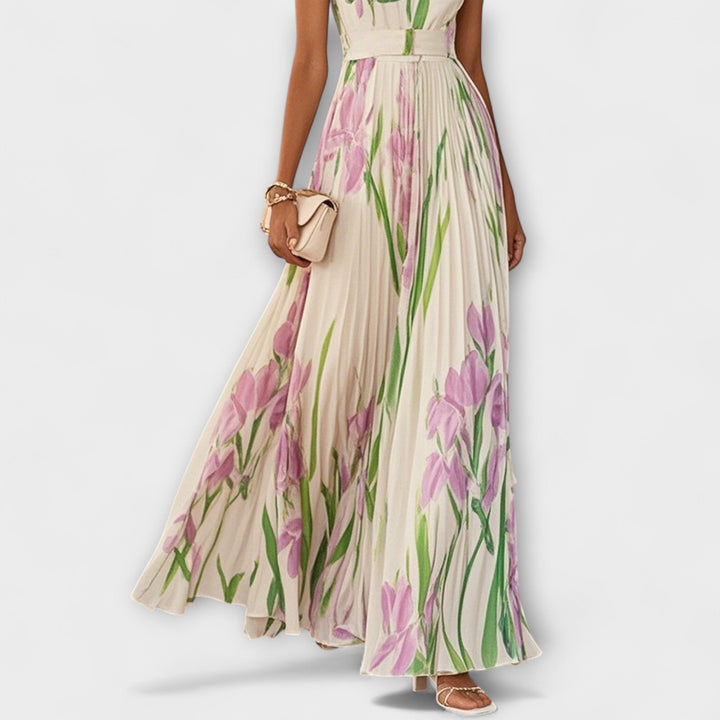 Penélope - Sukienka Maxi z Chiffonem