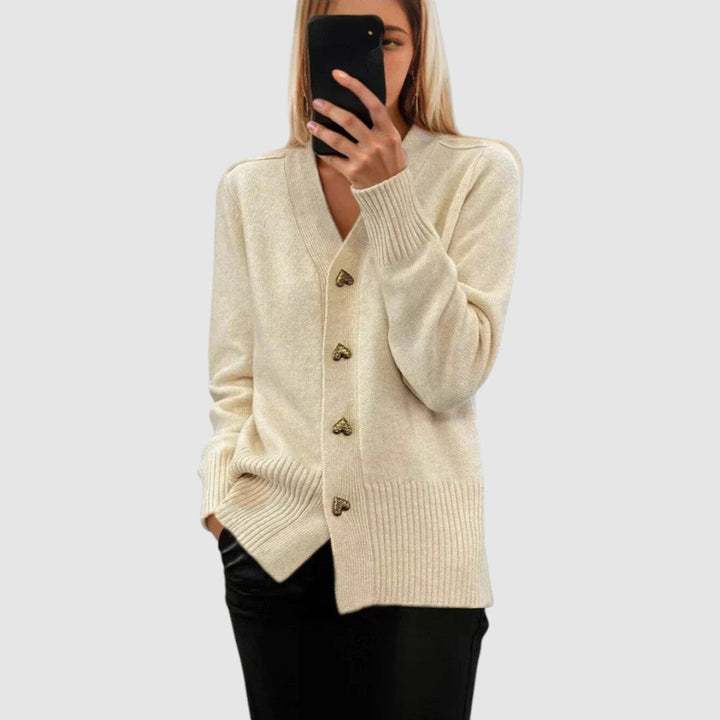 Nela - Klasyczny elegancki kardigan