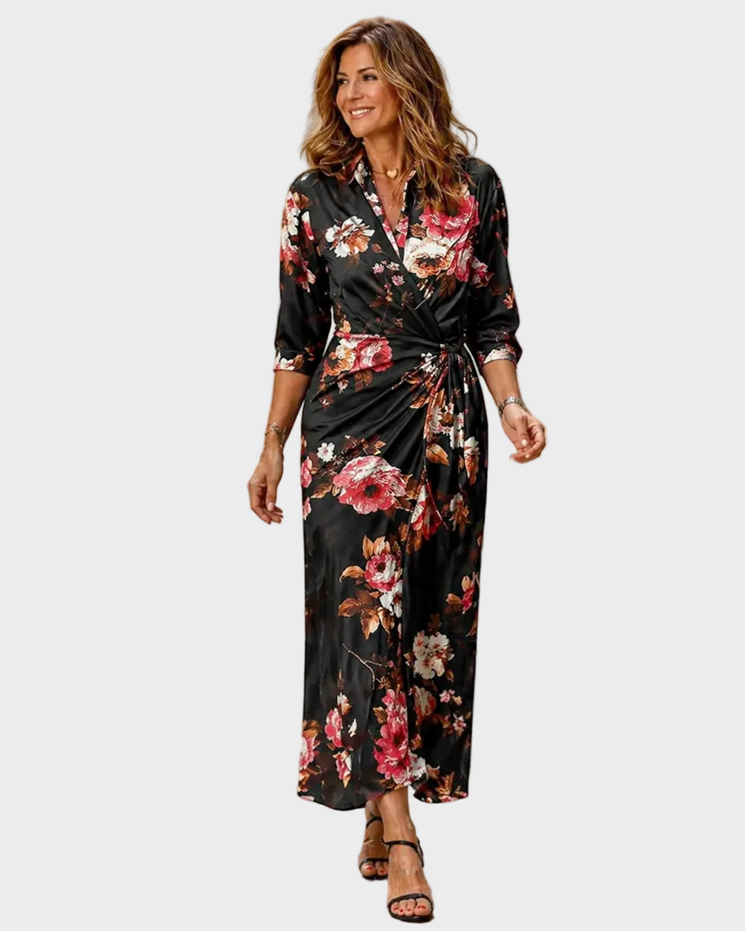 Lola - Maxi Print Sukienka
