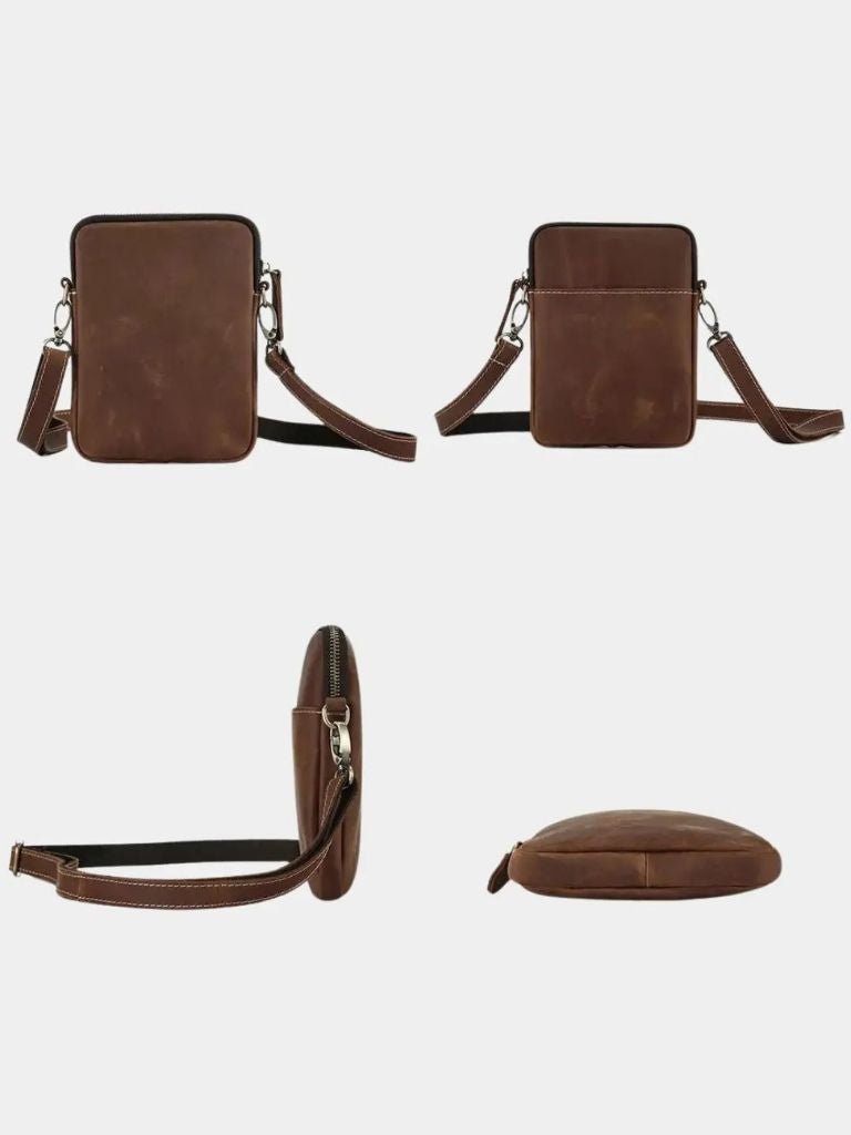 Carl™ - Minimalistyczna Skórzana Torba na Ramię