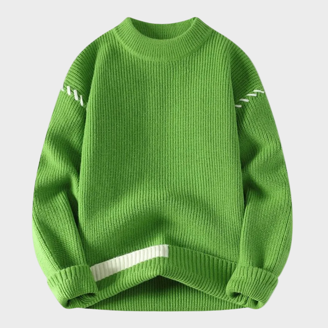 Sweter z okrągłym dekoltem