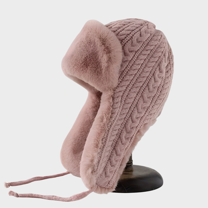 Dagmara – Komfortowa Fleece’owa Czapka z Nausznikami