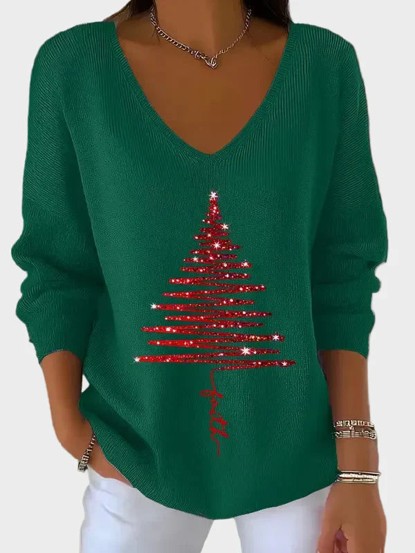 Nancy - Elegancki Świąteczny Sweter