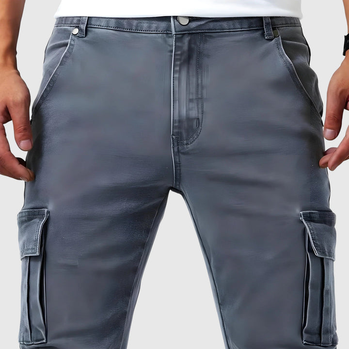 Marino – Spodnie cargo z elastanem