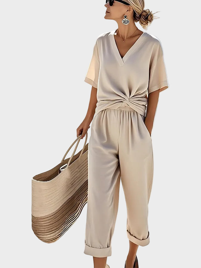 Ava - Elegancki Dwuczęściowy Zestaw