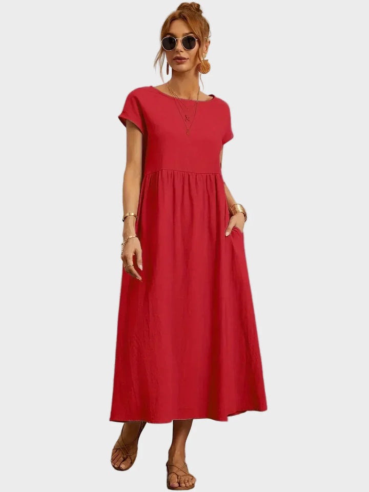 Gabrielle™ — Midi sukienka w eleganckim, ponadczasowym stylu