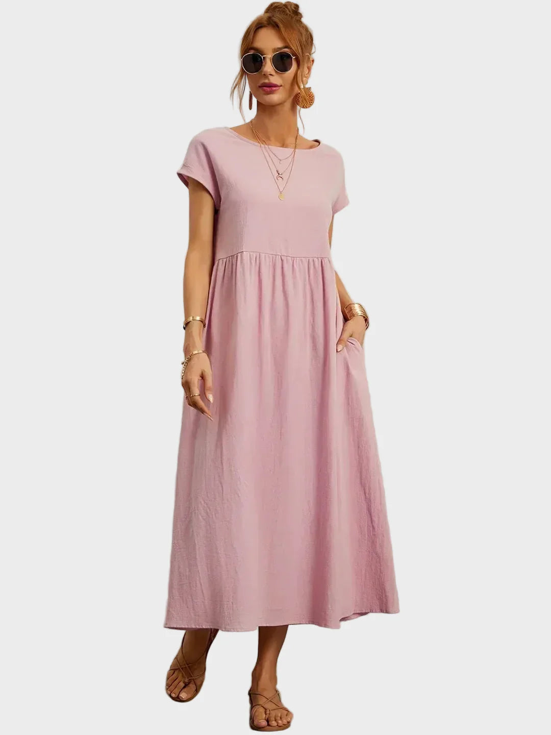 Gabrielle™ — Midi sukienka w eleganckim, ponadczasowym stylu