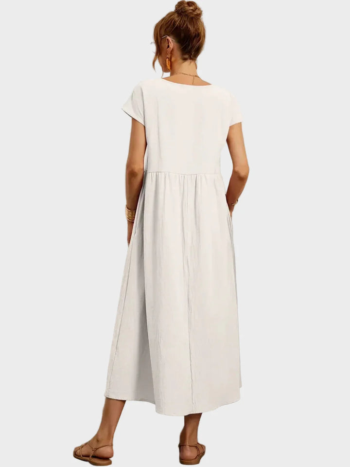Gabrielle™ — Midi sukienka w eleganckim, ponadczasowym stylu