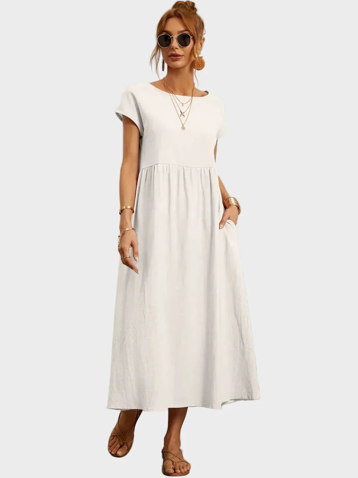 Gabrielle™ — Midi sukienka w eleganckim, ponadczasowym stylu
