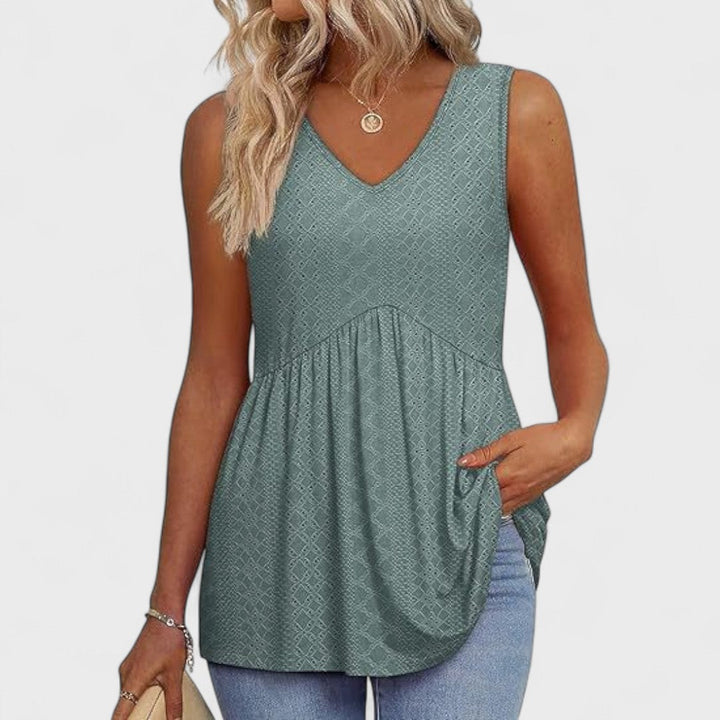 Elenor - Elegancki Casualowy Top na Co Dzień