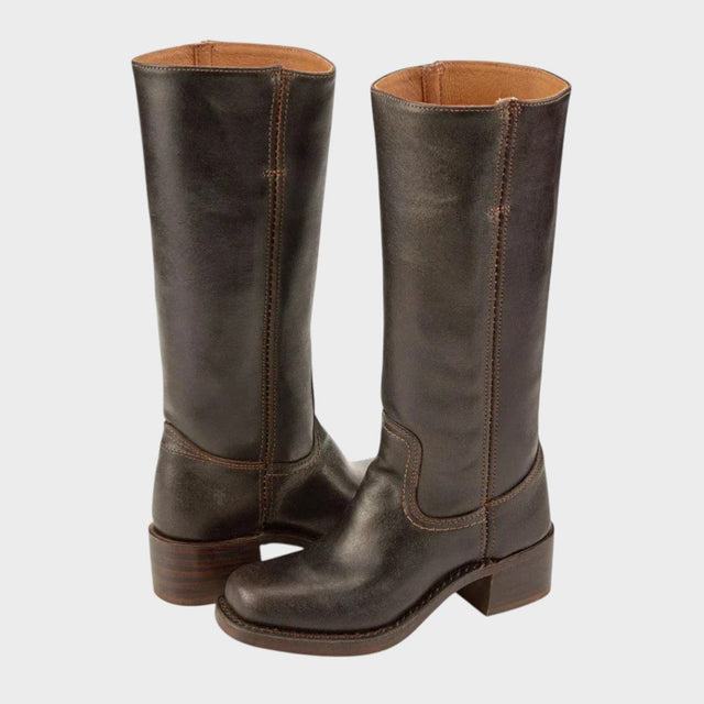 Klára - Klasyczne buty jeździeckie z wysokim cholewką