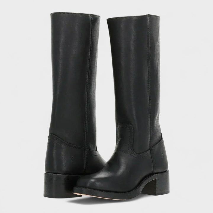 Klára - Klasyczne buty jeździeckie z wysokim cholewką