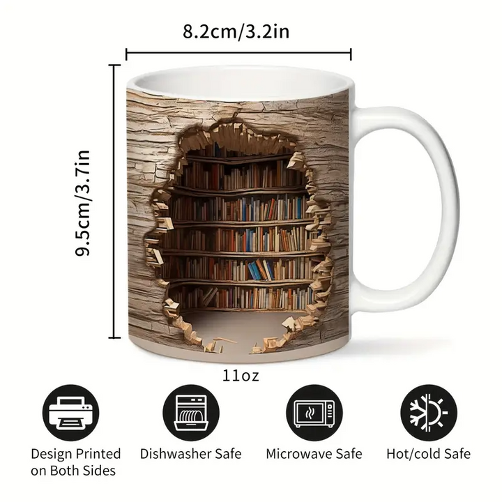 Zaczarowany kubek biblioteczny „Aktywowany ciepłem”
