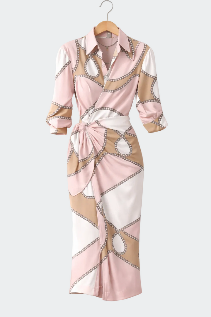Lola - Maxi Print Sukienka