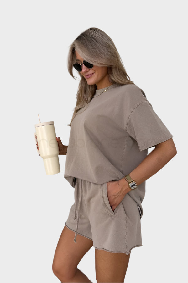 Casual Zestaw z T-shirtem i Spodniami Jogger