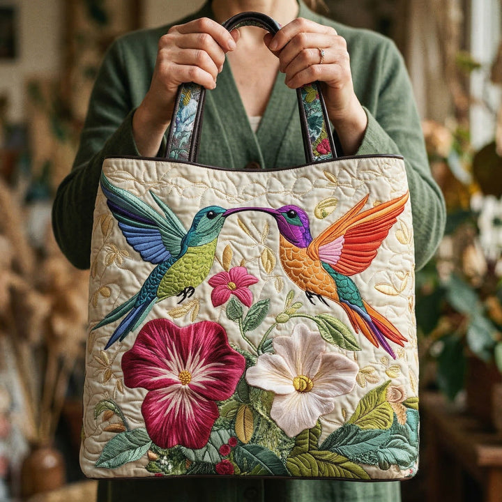 Pure Hummingbird Quilted Bag